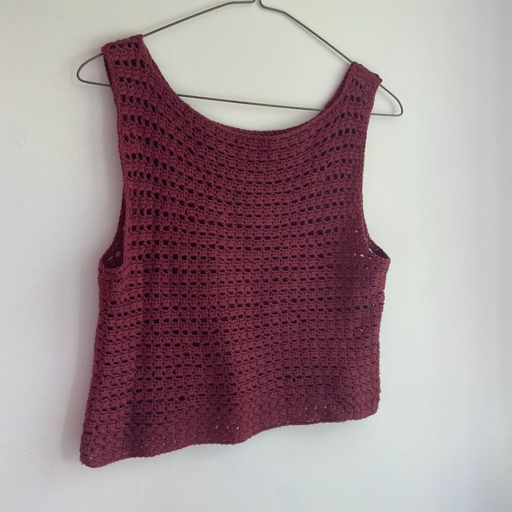 Handmade Crochet Tank Top - Picture 3 of 3